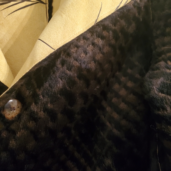 Coldwater Creek Yellow Patterned Blazer - Picture 6 of 8